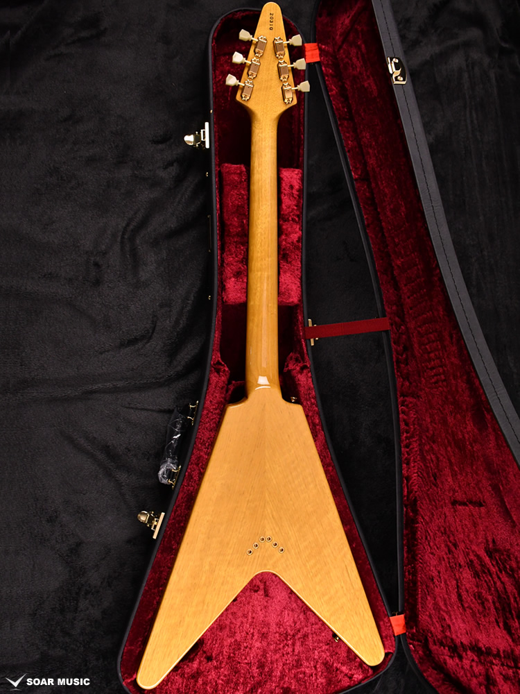 MFV・K-STD/NJ KNY WH-PG Momose モモセ エレキギター フライングVタイプ